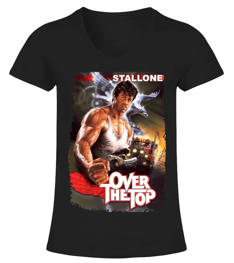 009. Over The Top BK Camiseta cuello pico Mujer