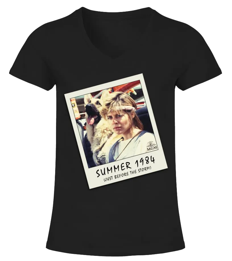 024. Terminator BK Camiseta cuello pico Mujer