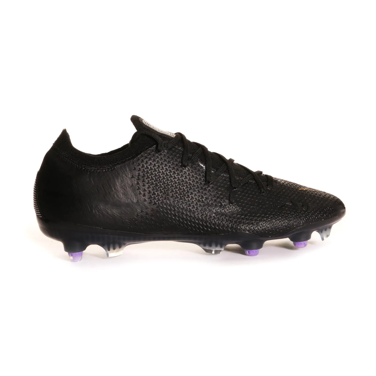 12x tacos goma TPU botas fútbol estándar Studiamonds púrpura