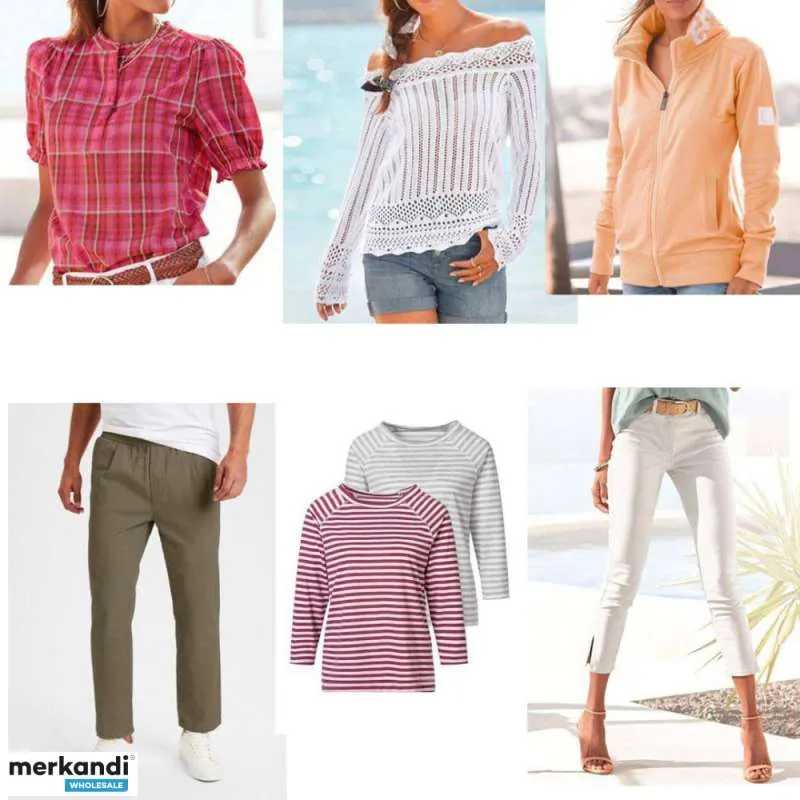 1,80 € por pieza, mezcla de verano de diferentes tallas de moda femenina y masculina, una vajilla