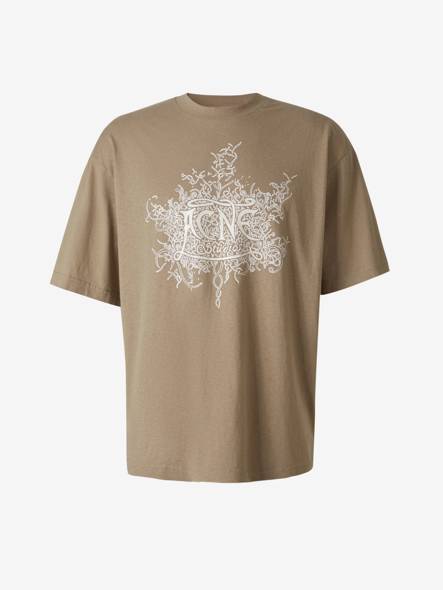 Acne Studios Camiseta Efecto Brillante