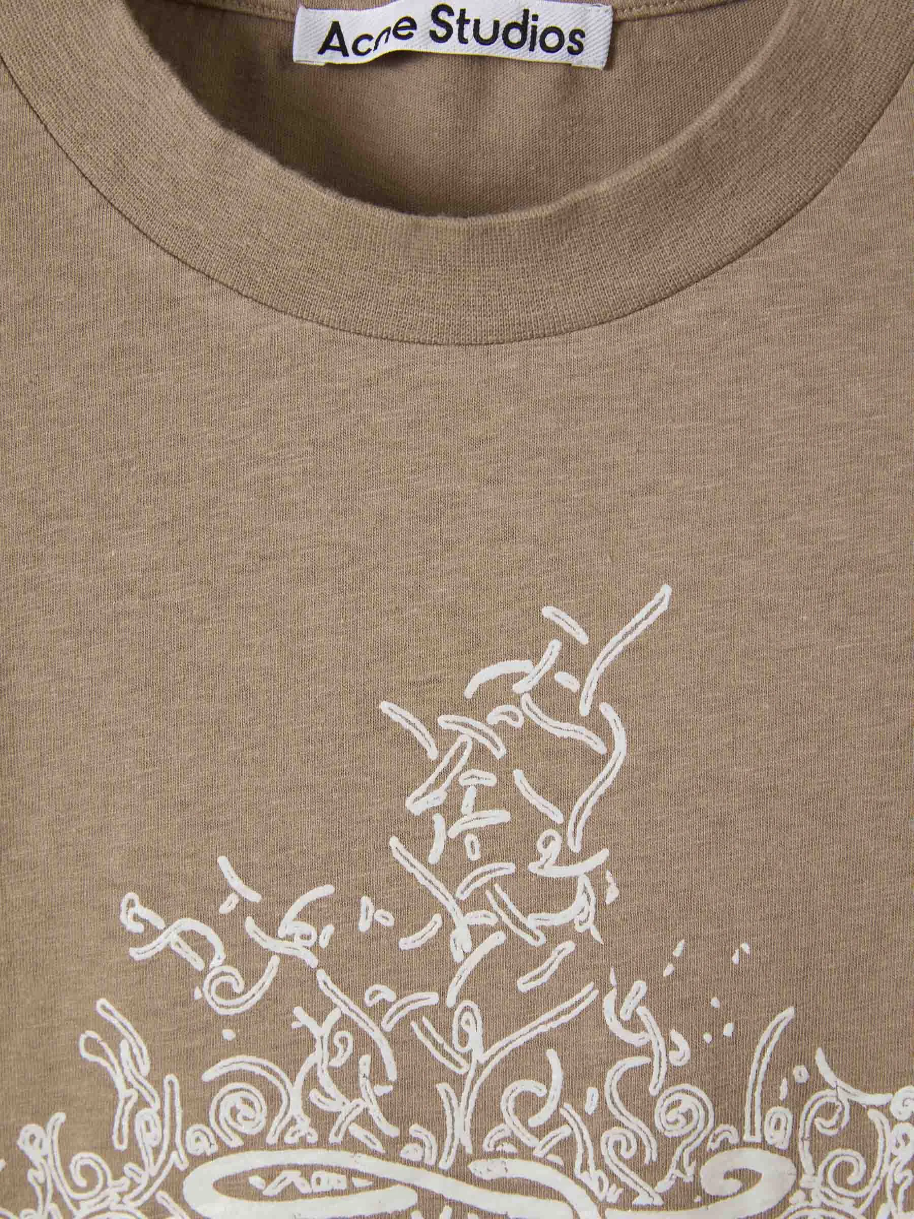 Acne Studios Camiseta Efecto Brillante