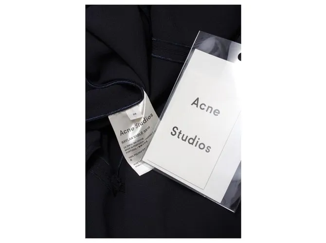 Acne Vestidos Azul marino 