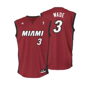 Adidas Camiseta Réplica Wade Miami (rojo)