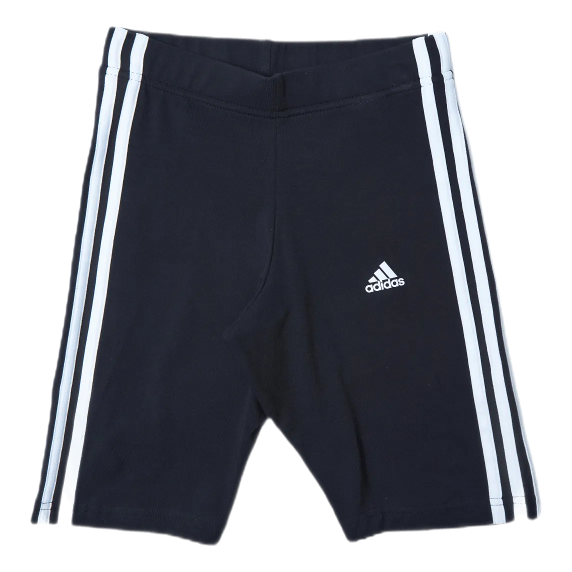 ADIDAS ESSENTIALS 3STRIPES BIKE SHORTS BLACK / WHITE