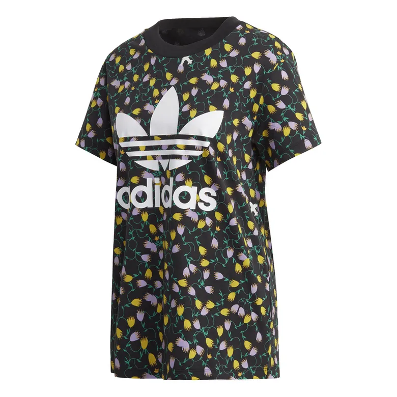 ADIDAS ORIGINALS ALLOVER FLORAL PRINT TSHIRT