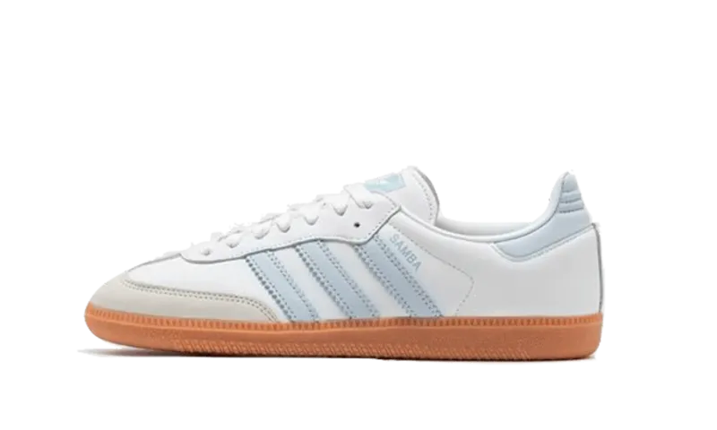 Adidas Samba OG White Halo Blue Gum