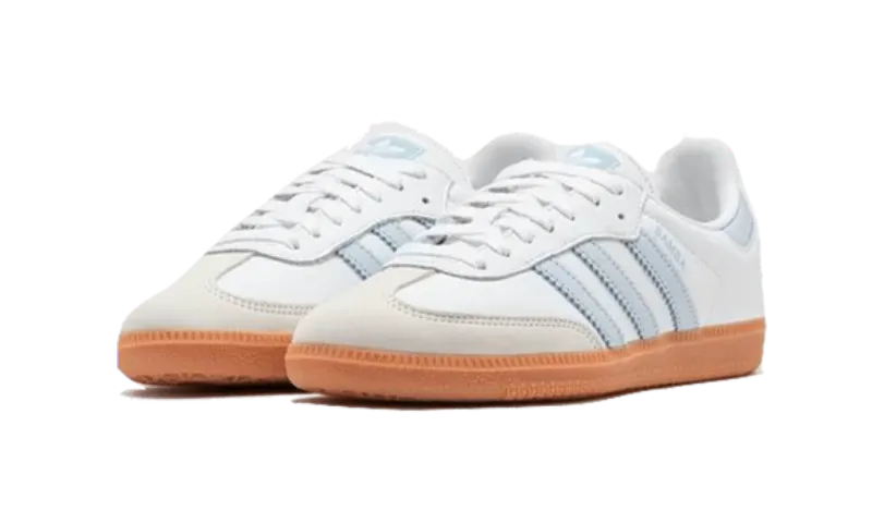 Adidas Samba OG White Halo Blue Gum
