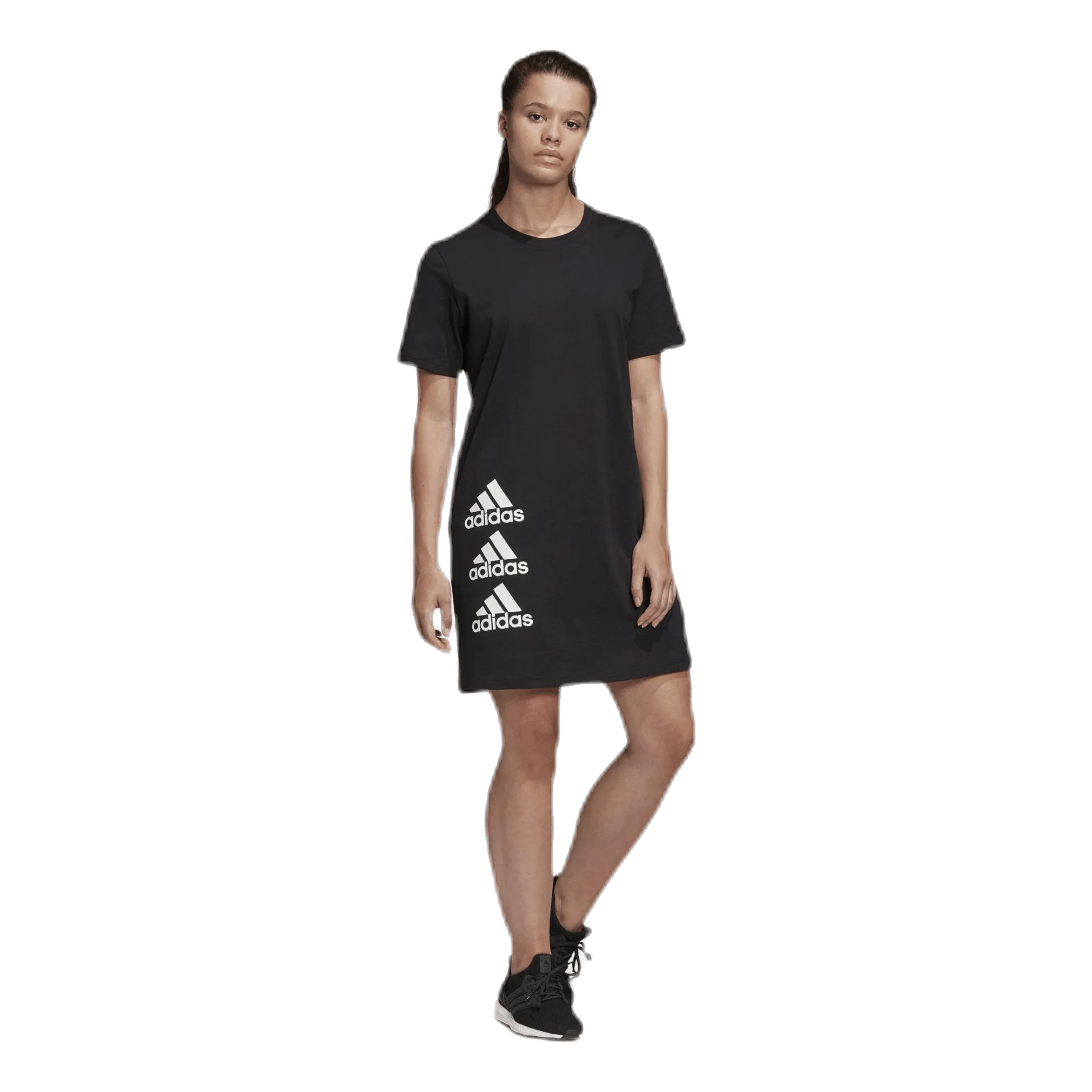 Adidas Stack T Dress White/Black