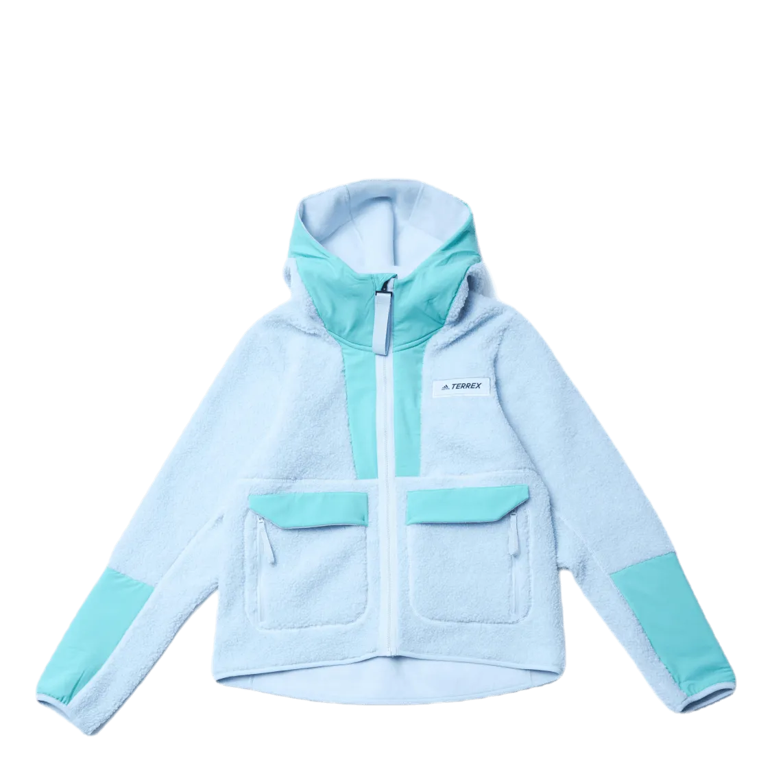 Adidas W Terrex Sherpa Fullzip Fleece Acid Mint / Halo Blue