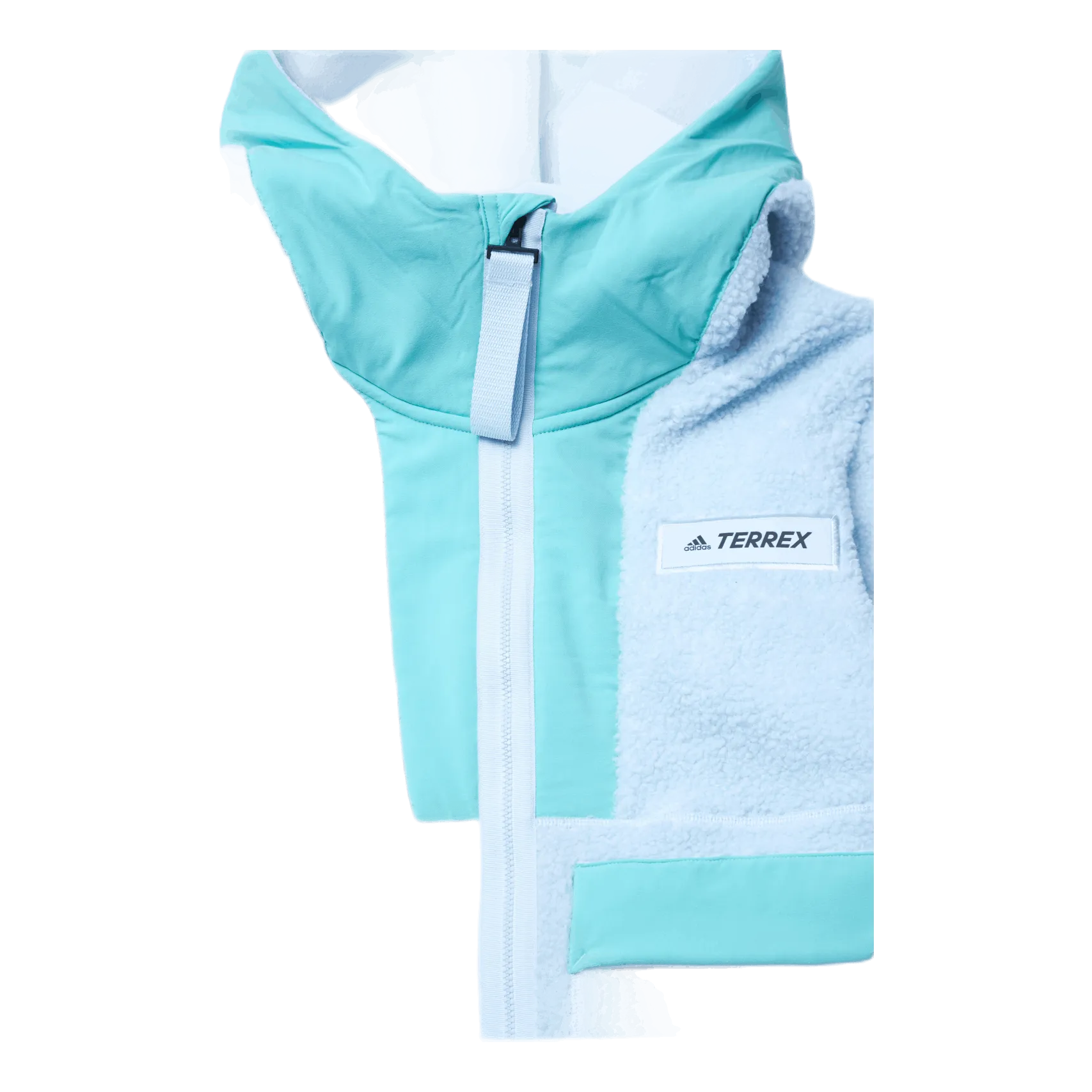 Adidas W Terrex Sherpa Fullzip Fleece Acid Mint / Halo Blue