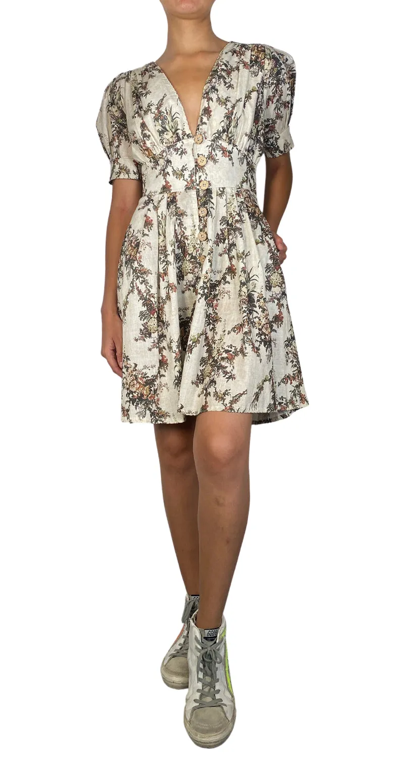 AGUA BENDITA Vestido Mini Floral