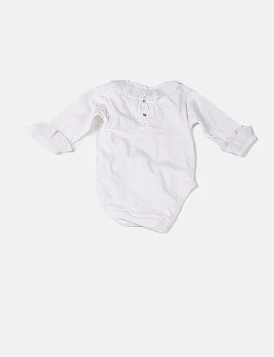 Ancar Body blanco detalle cuelllo