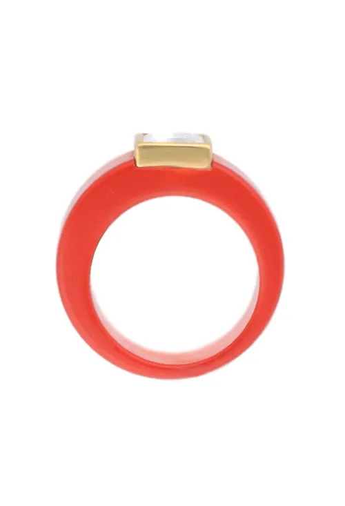 ANILLO RESINA Y ORO AMARILLO CON CIRCONITA 093_XC114R