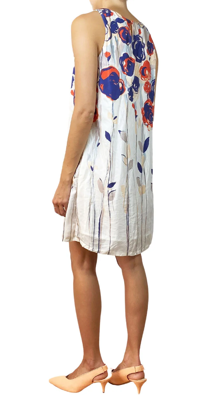 ANTHROPOLOGIE Vestido Floral Seda