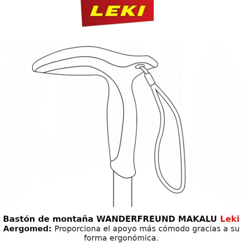 Bastón de montaña WANDERFREUND MAKALU Leki
