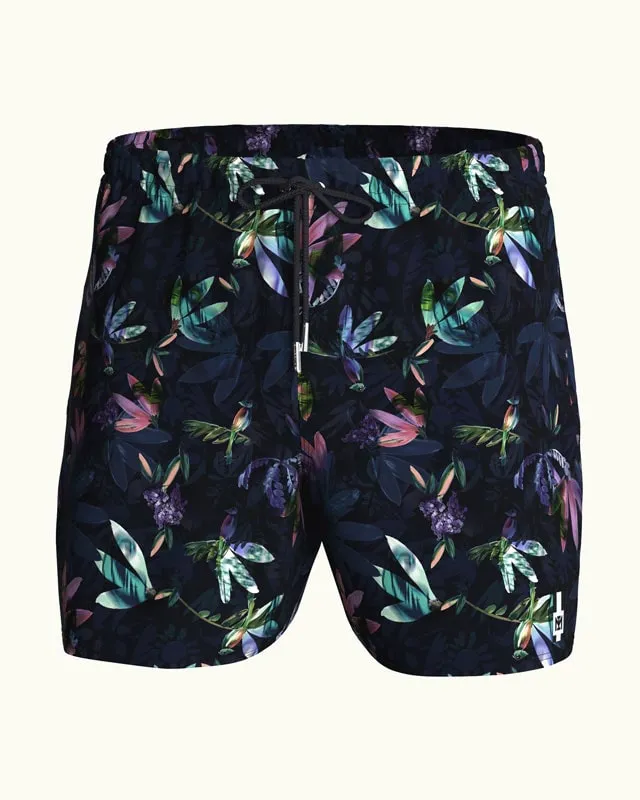 Bañador Impetus con estampado tropical en marino