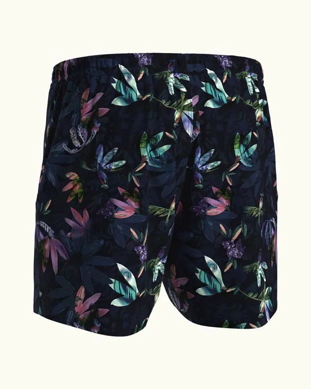 Bañador Impetus con estampado tropical en marino