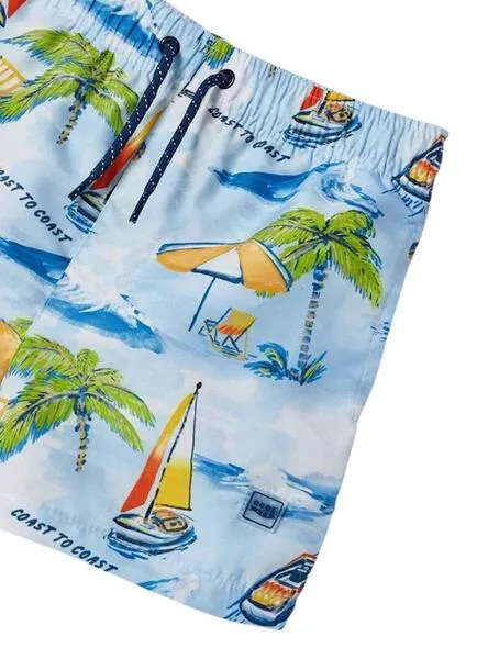 Bañador Mayoral Estampado Ola Azul para Niño