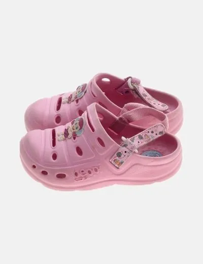 Beppi Chancla con goma rosa