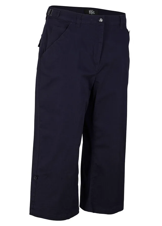 Bermuda funcional de largo capri con protección UV Azul oscuro