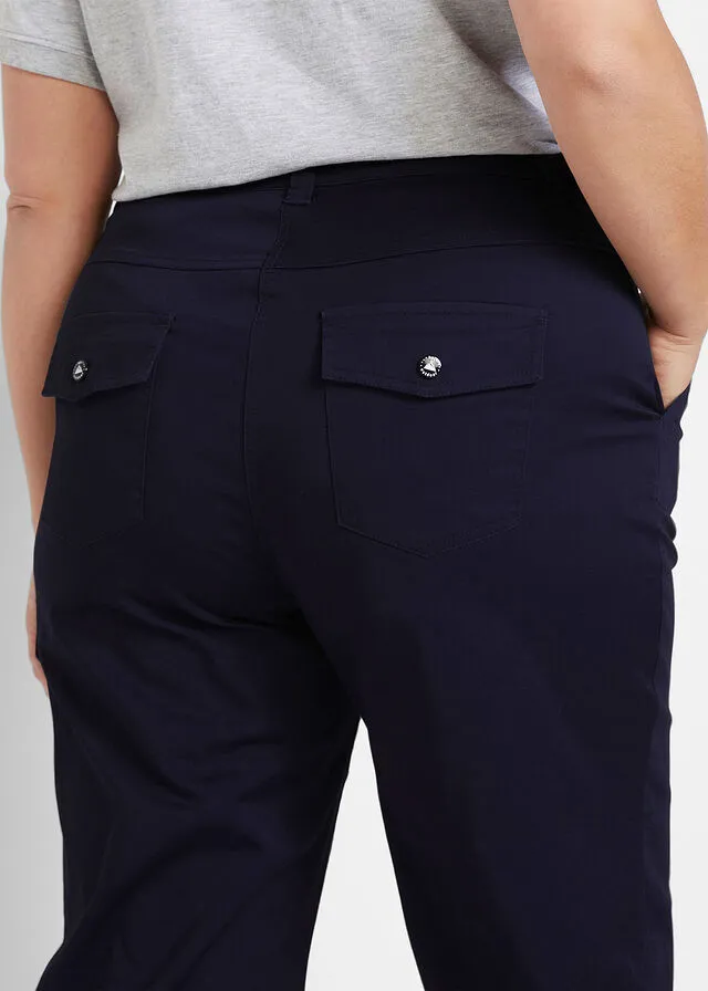 Bermuda funcional de largo capri con protección UV Azul oscuro