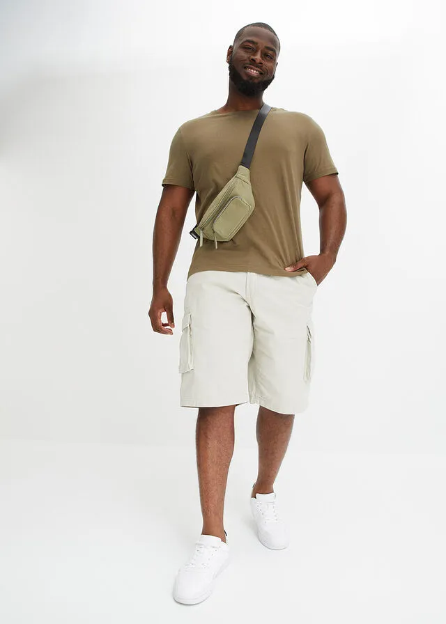 Bermudas de estilo cargo y corte holgado Azul marino