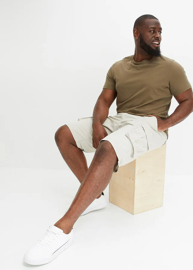 Bermudas de estilo cargo y corte holgado Azul marino