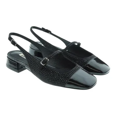 BIBILOUZapatos Tacón Destalonados Bibi Lou Hebilla y Strass Daniell