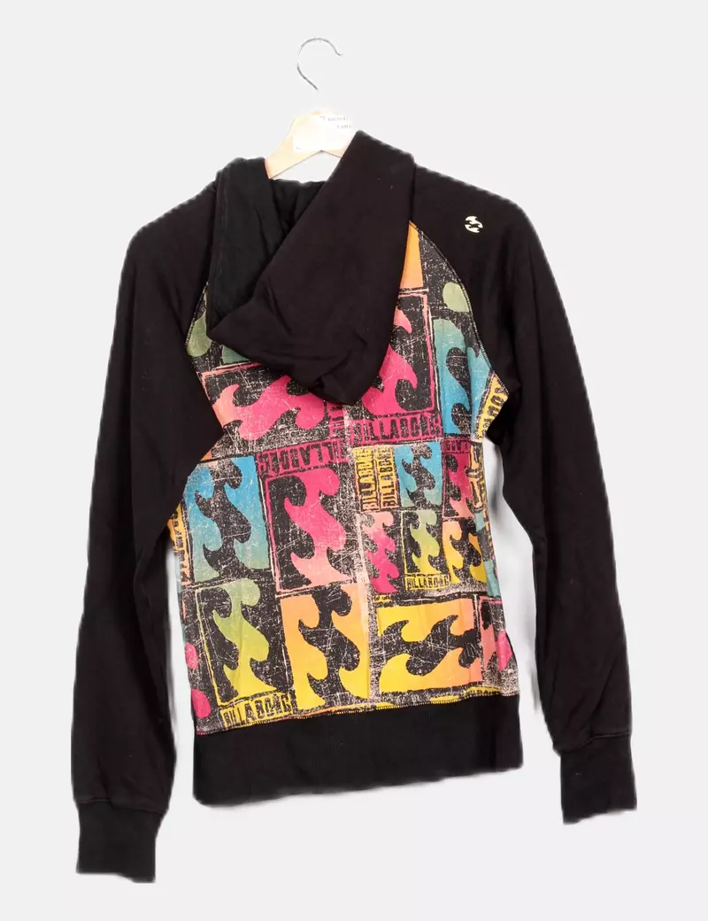 Billabong Sudadera con cremallera estampado multicolor