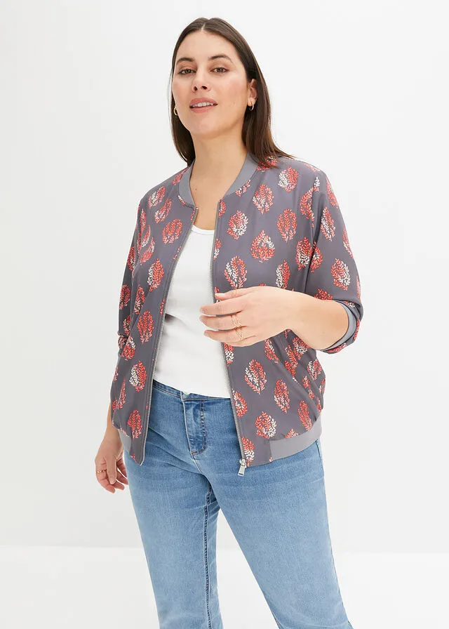 Blusón Antracita estampado