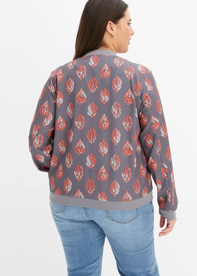 Blusón Antracita estampado