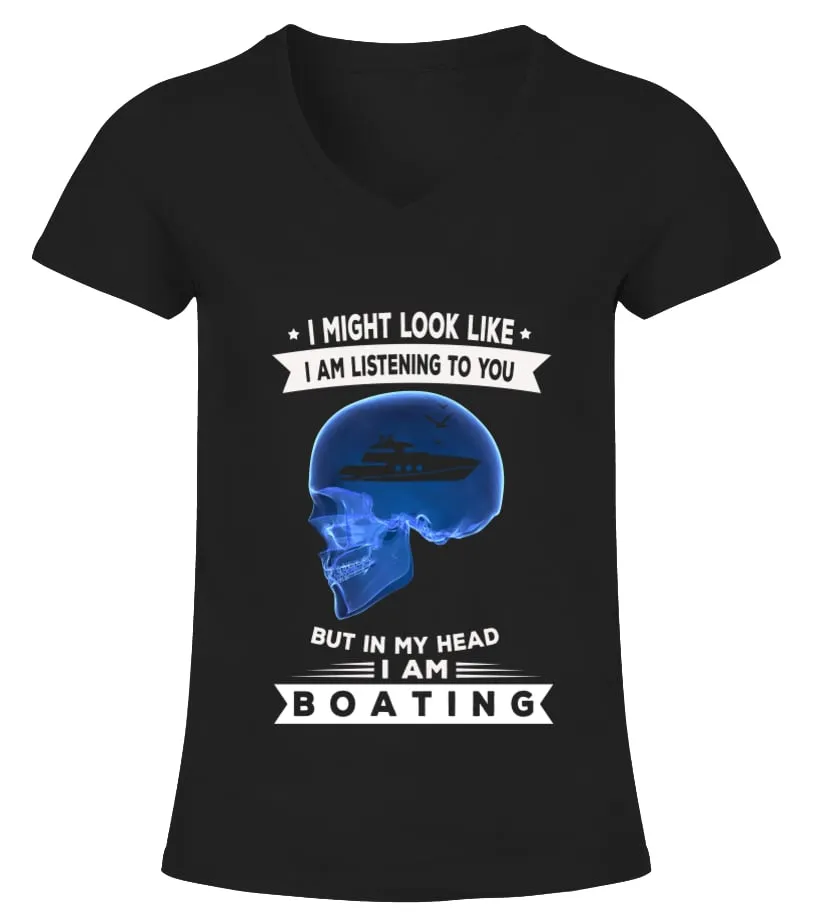 BOATINGHEAD CAMISETA CUELLO PICO MUJER