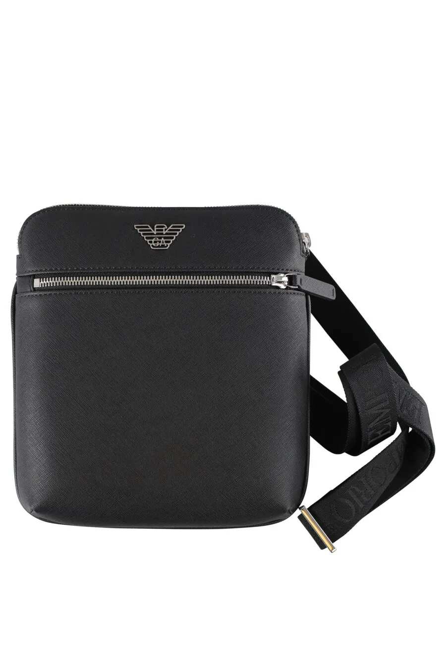 Bolso bandolera negro con logo águila
