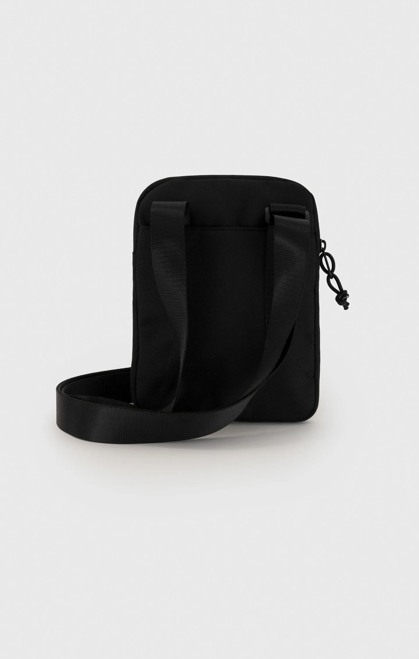 Bolso de hombro pequeño con etiqueta de jacquard
