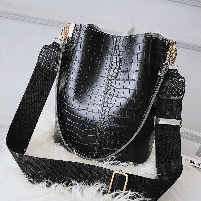 Bolso tipo cubo con un solo hombro