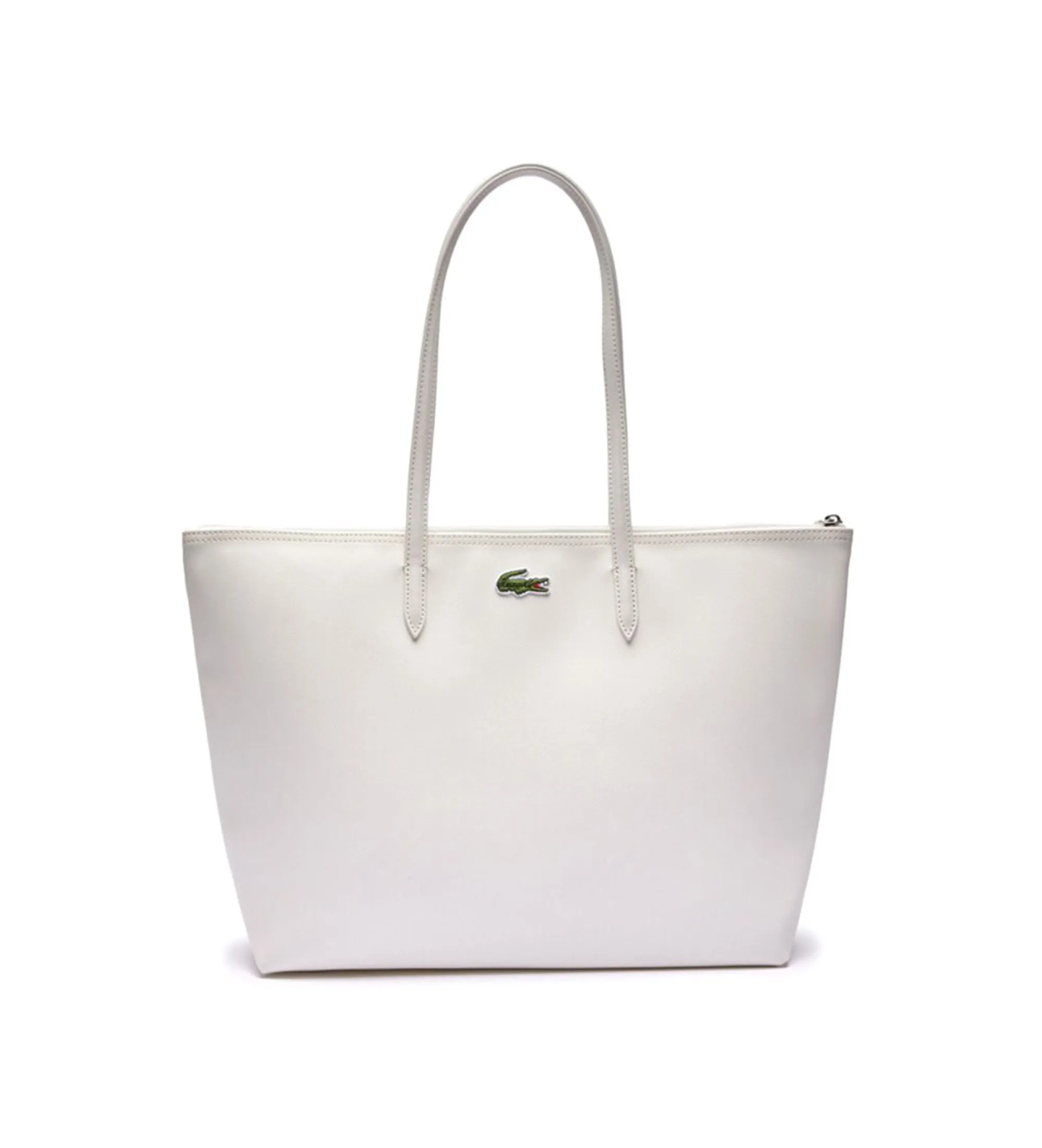 Bolso tradicional de cocodrilo blanco roto