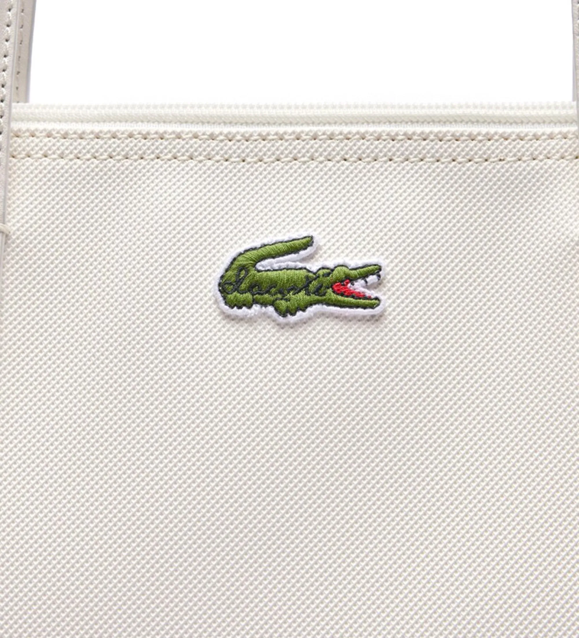 Bolso tradicional de cocodrilo blanco roto