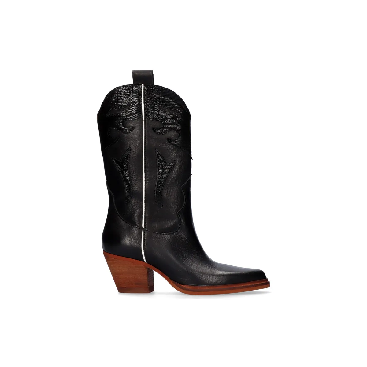 BOTA ESTILO COWBOY FREE9950 BLACK WHITE