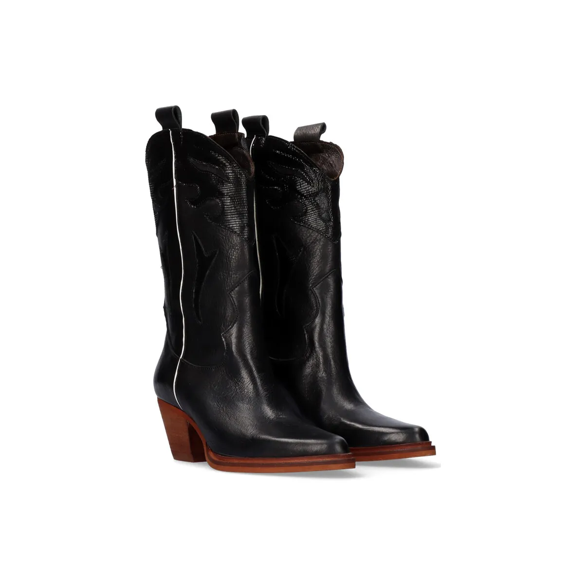 BOTA ESTILO COWBOY FREE9950 BLACK WHITE