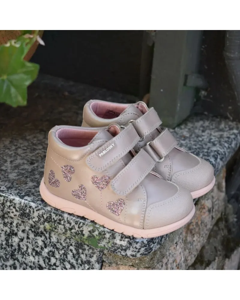 Botas bebé rosa PABLOSKY STEPEASY 001932 primeros pasos
