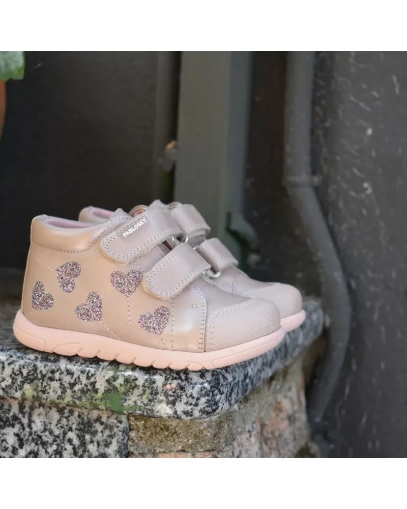 Botas bebé rosa PABLOSKY STEPEASY 001932 primeros pasos
