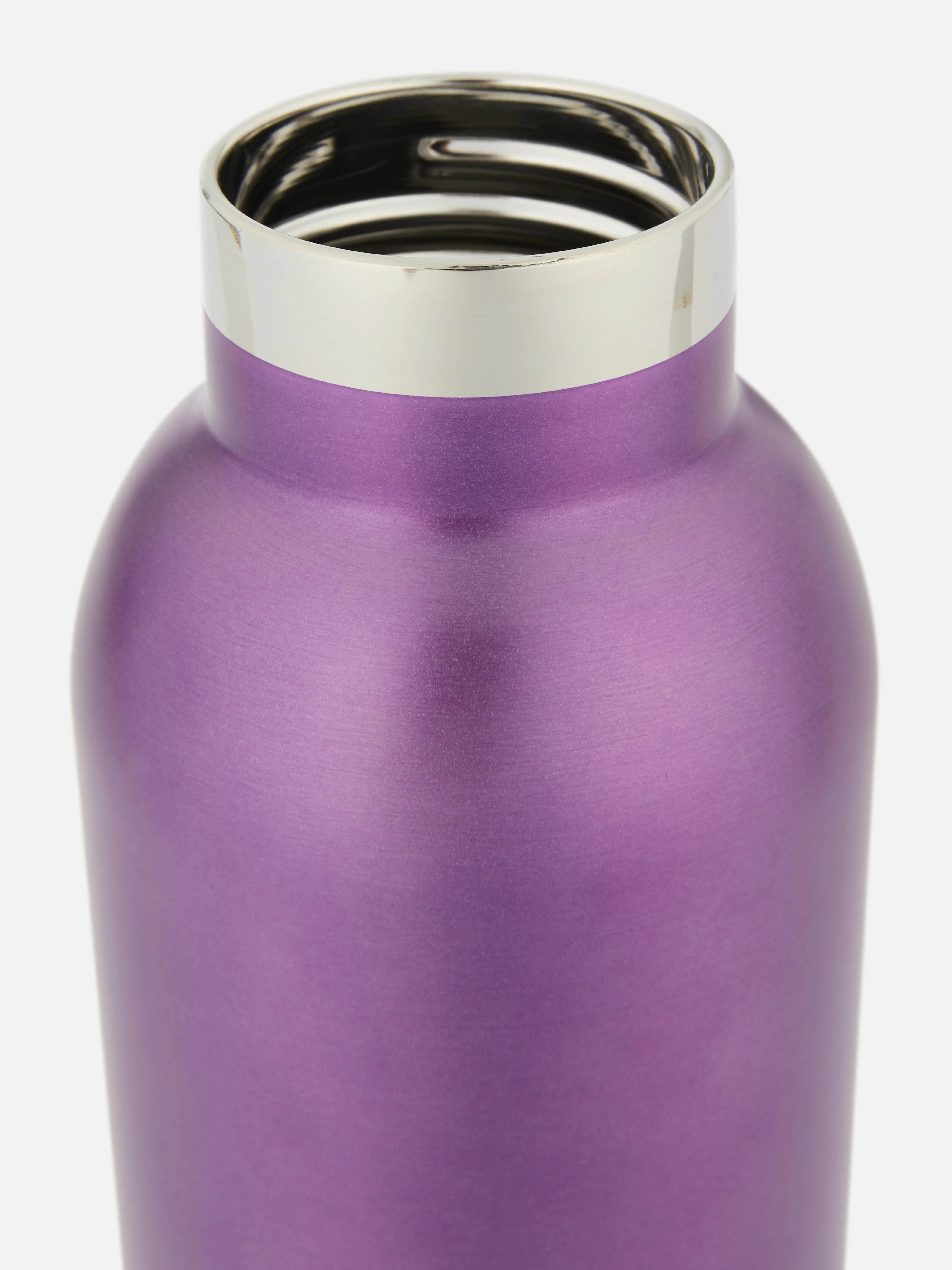 Botella de agua de acero inoxidable con asa