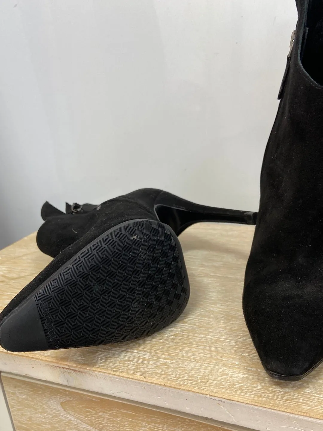 BOTTEGA VENETA.Botines efecto llama  T.39