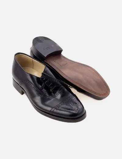 Bottier Zapato negro mocasín clásico
