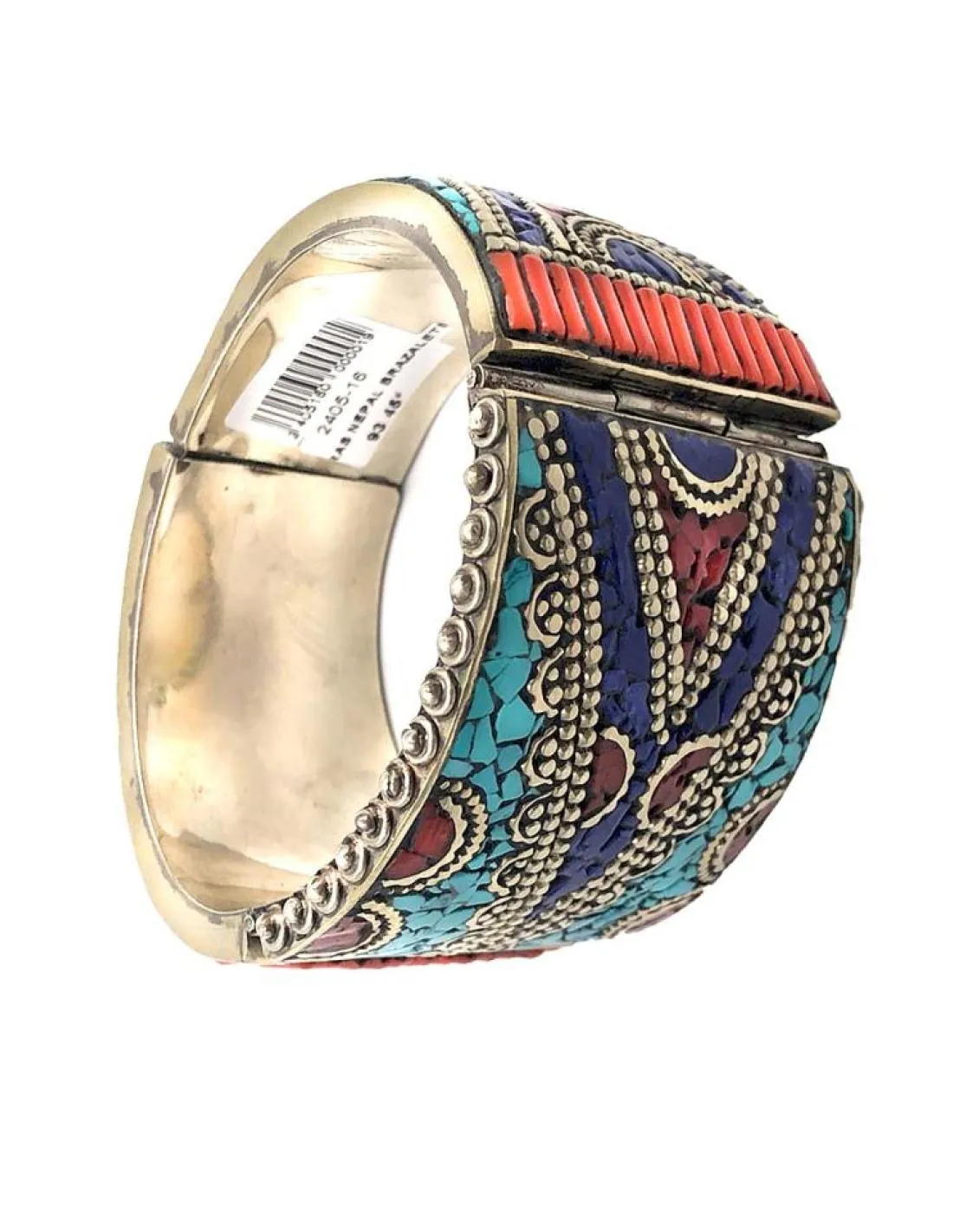 BRAZALETES PLATA PARA MUJER JOYAS ANTIGUAS ARTE TRADICIONAL DE NEPAL