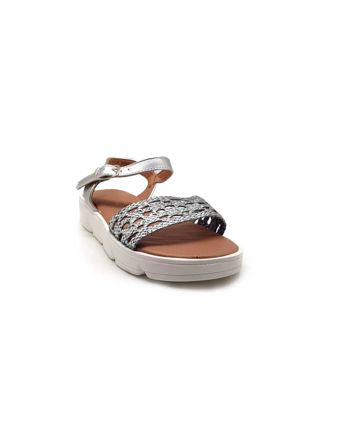 BUBBLE KIDS SANDALIA NIÑA PLATA C619L 3X