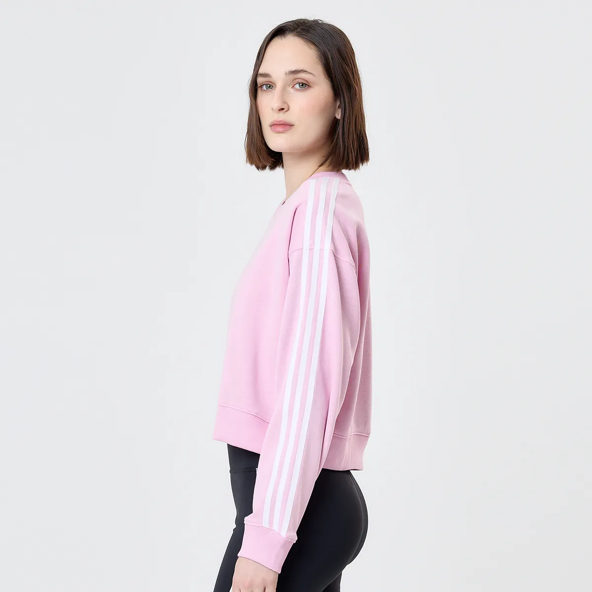 Buzo adidas 3 Tiras Crew Mujer