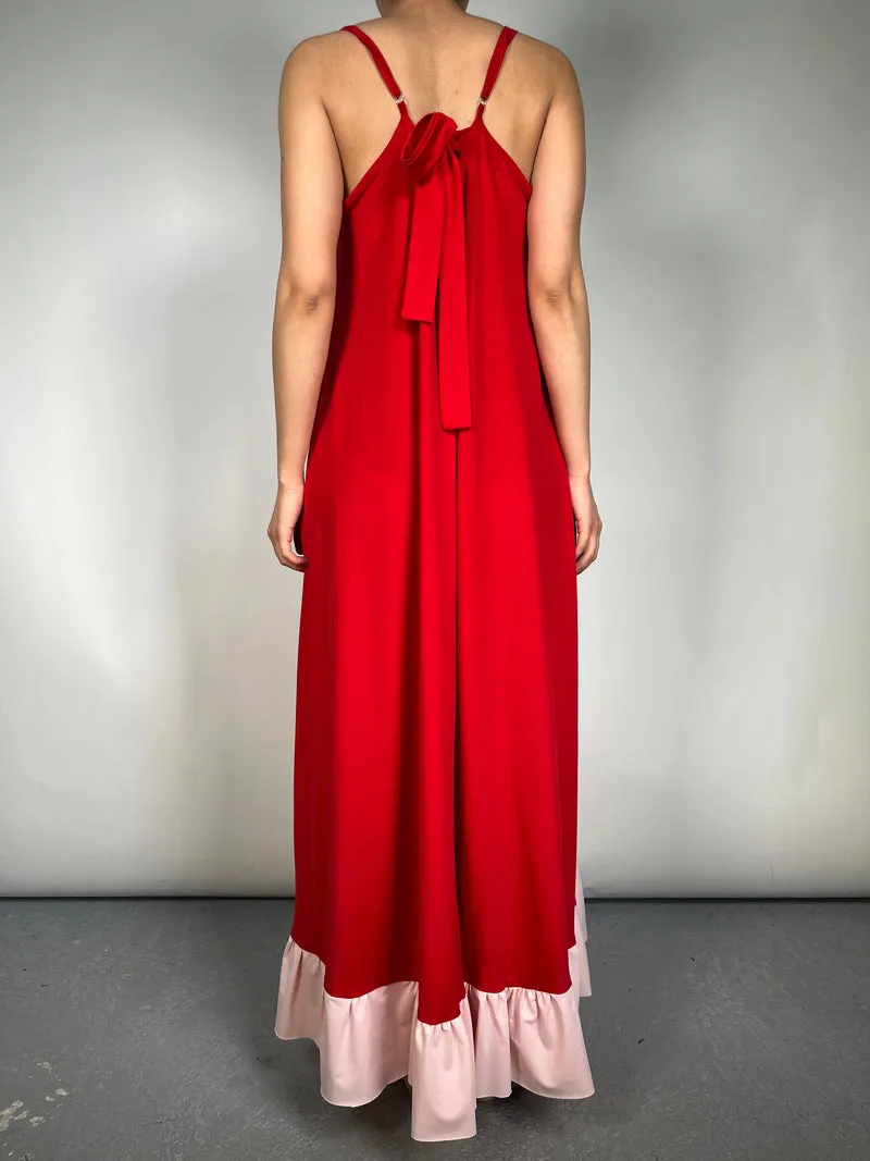 BY DELFINA Vestido Rojo