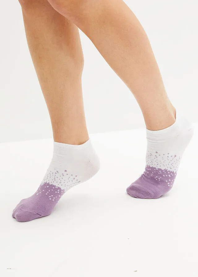 Calcetines deportivos (10 pares) con algodón orgánico Blanco en tonos pastel